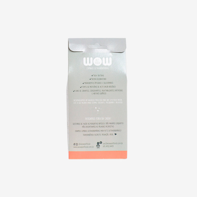 Petisco Natural WOW sabor Lombinho Crocante para Gatos 50g